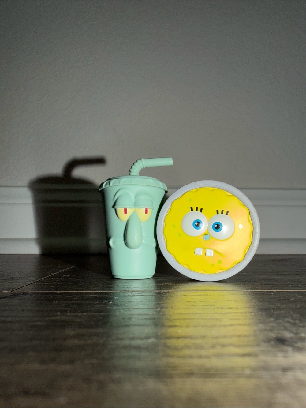 SpongeBob & Squidward Toy Set - Yellow & Mint Green